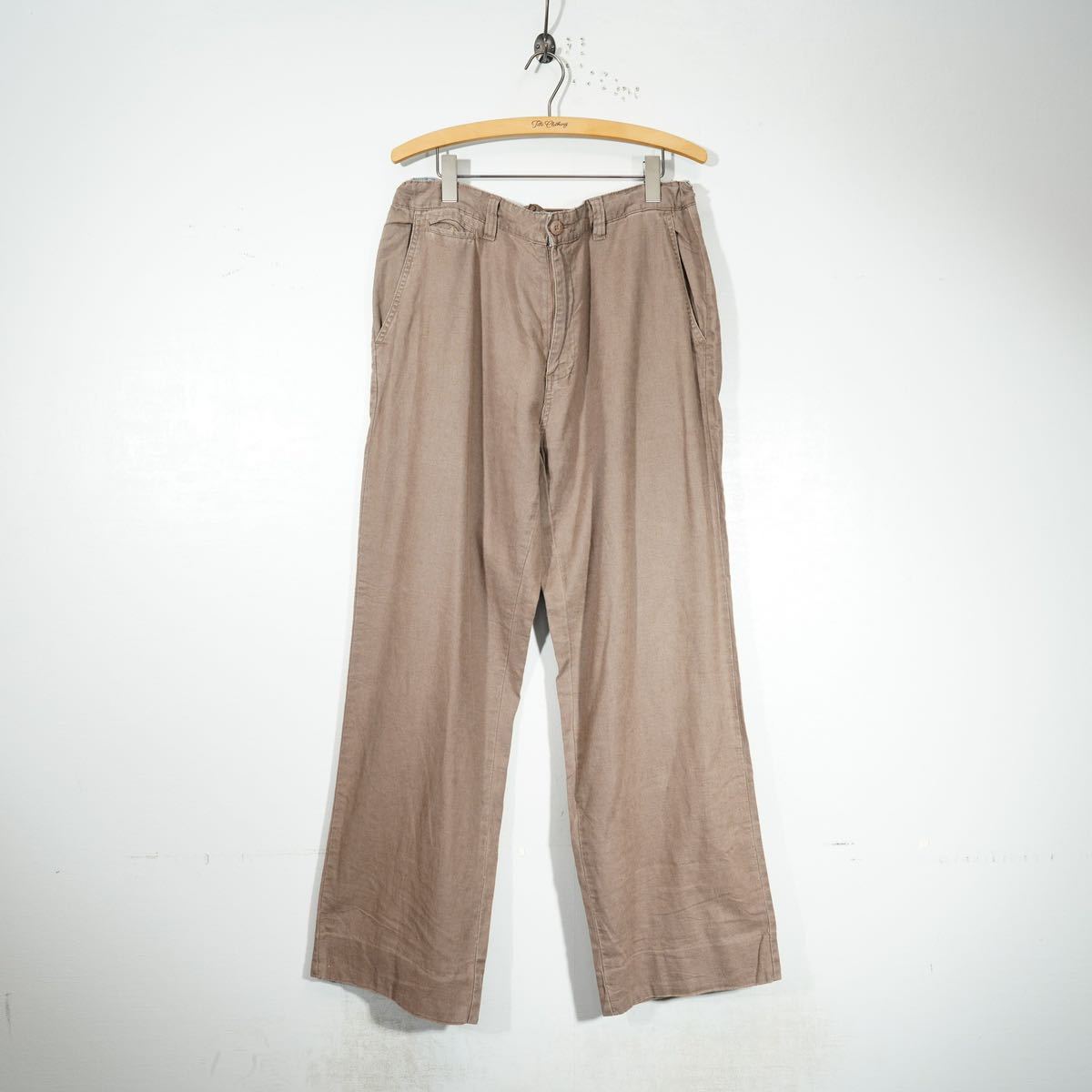 USA VINTAGE GREEN COAST LINEN EASY PANTS/アメリカ古着リネンイージーパンツ_画像4