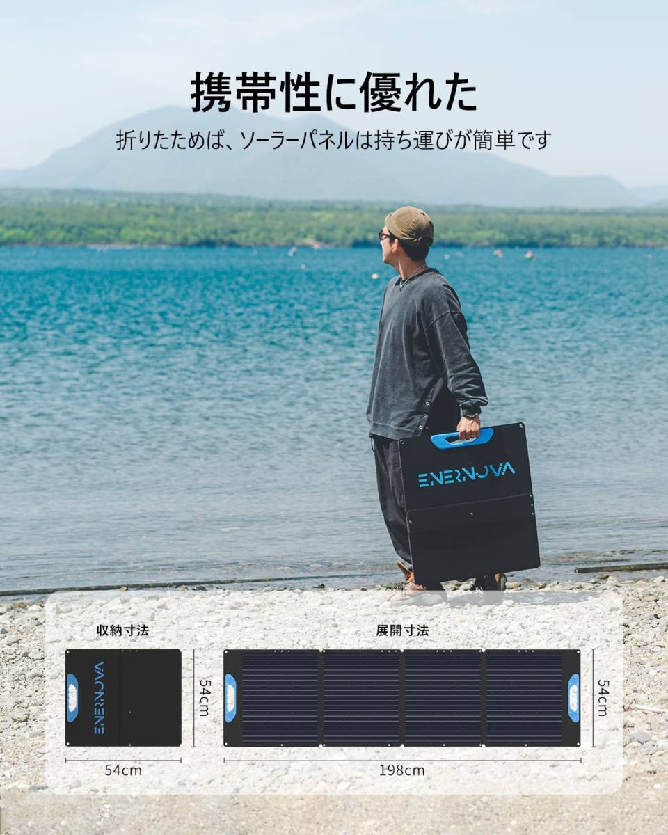 ソーラーパネル 160W 最新型ETFEソーラーチャージャー 23%高転換率