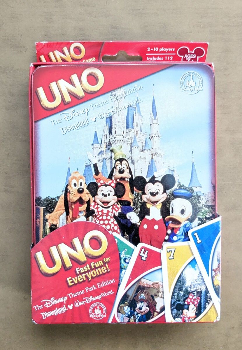 【 新品 未開封 】 ウォルト ディズニー ワールド UNO ウノ カードゲーム