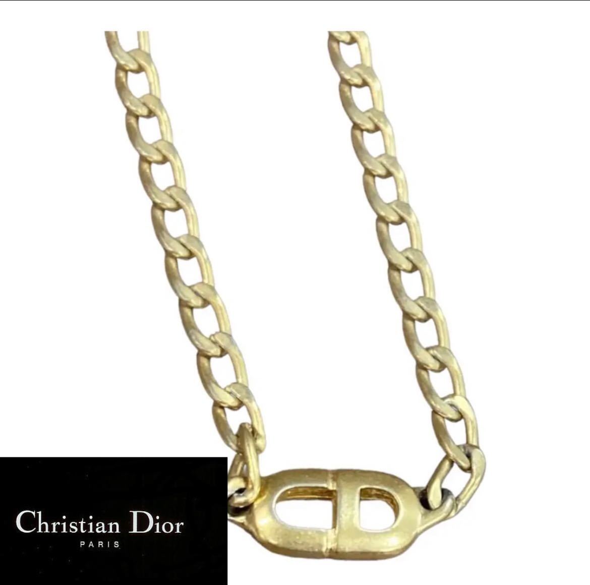 Christian Dior クリスチャンディオール ロゴネックレス おしゃれ