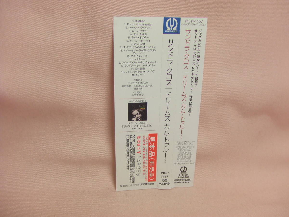 ＣD★送料100円★Sandra Cross 　サンドラ・クロス/ドリームズ・カム・トゥルー　全１６曲　歌詞解説対訳付き ８枚同梱ＯＫ_画像5