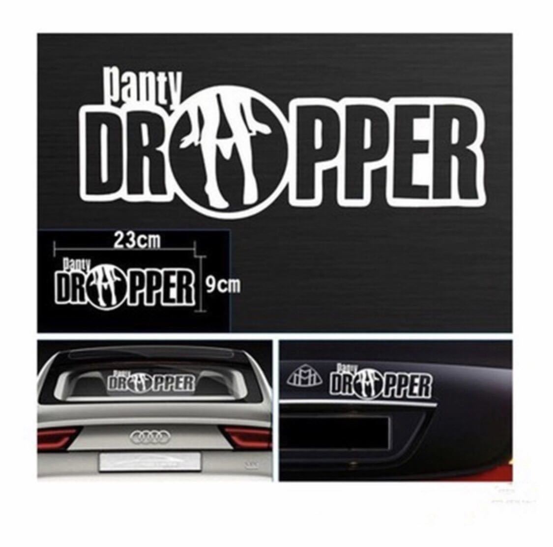 送料無料♪ Panty dropper ステッカー 【赤色】お得2枚セット JDM USDM US BMX skateboard jet ski アメ車 旧車 世田谷ベース_画像4