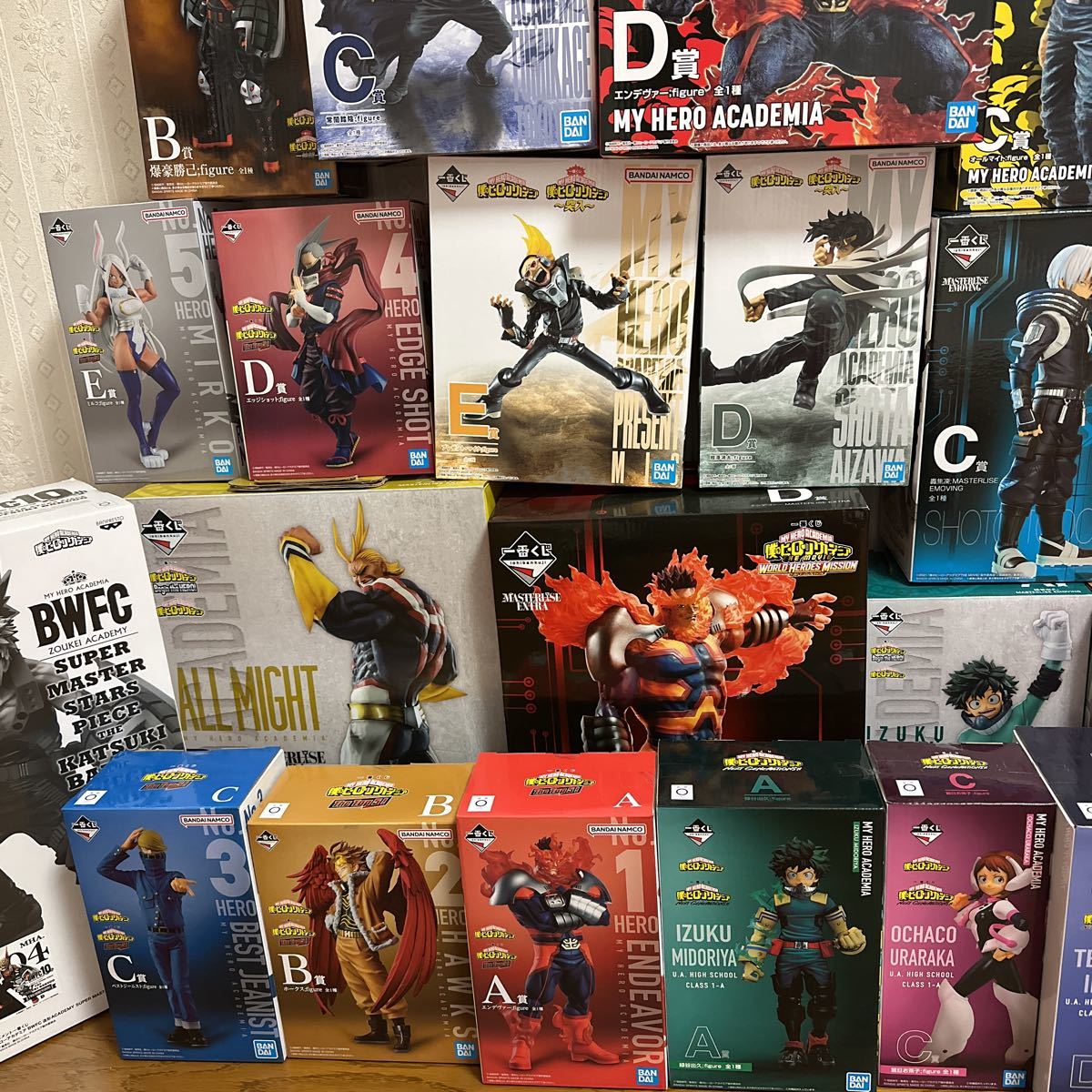 一番くじ 僕のヒーローアカデミア 34体セット 未開封 A賞 B賞 C賞 D賞