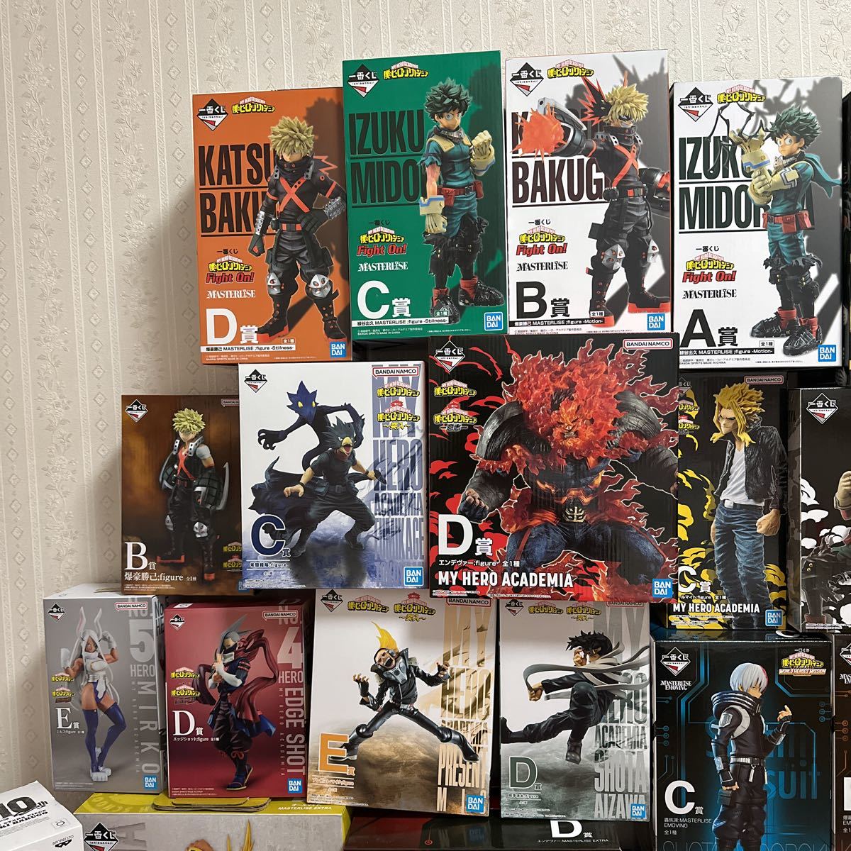 一番くじ 僕のヒーローアカデミア 34体セット 未開封 A賞 B賞 C賞 D賞