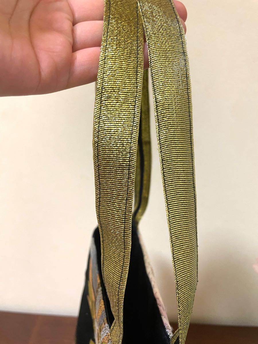 トートバッグ お茶会 結婚式 入学式 帯 古布 手提げバッグ ハンドメイド