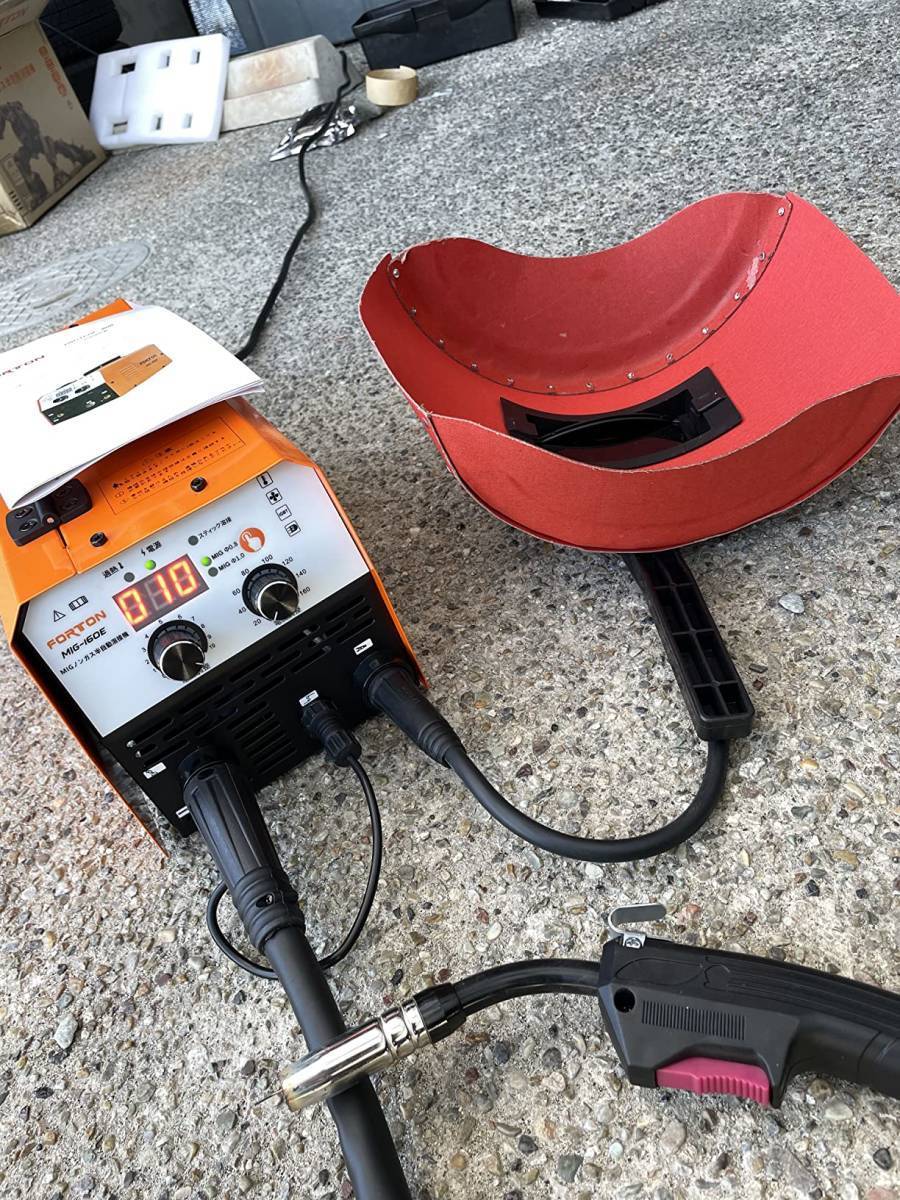 半自動溶接機MIG160 AC100V 1台両用 MMA・MIGインバータ アーク溶接機
