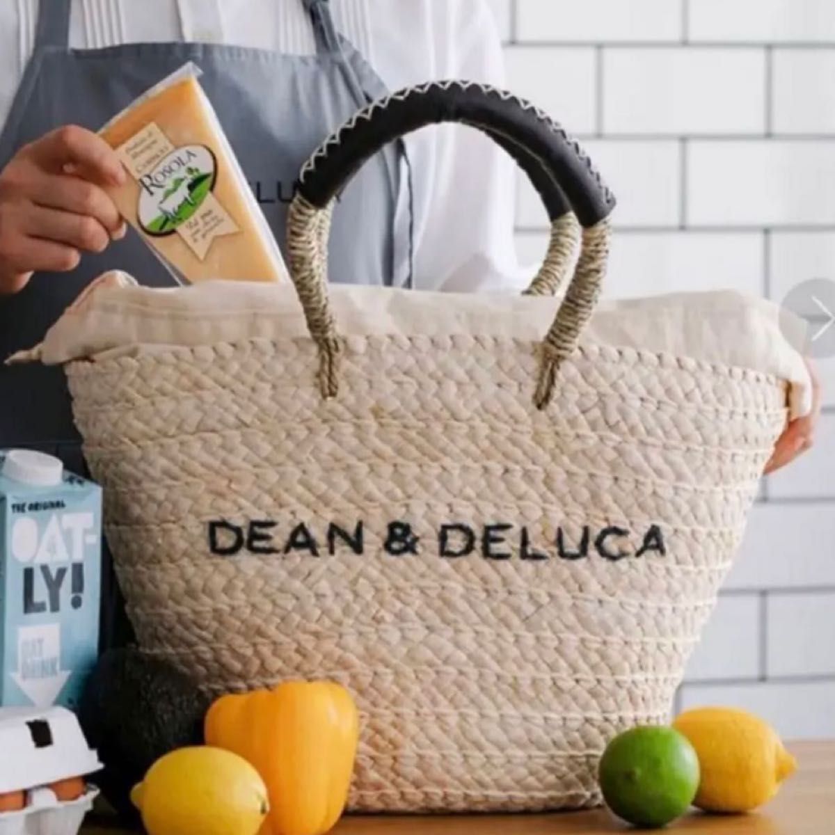 未使用品　DEAN&DELUCA  保冷カゴバッグ（大）