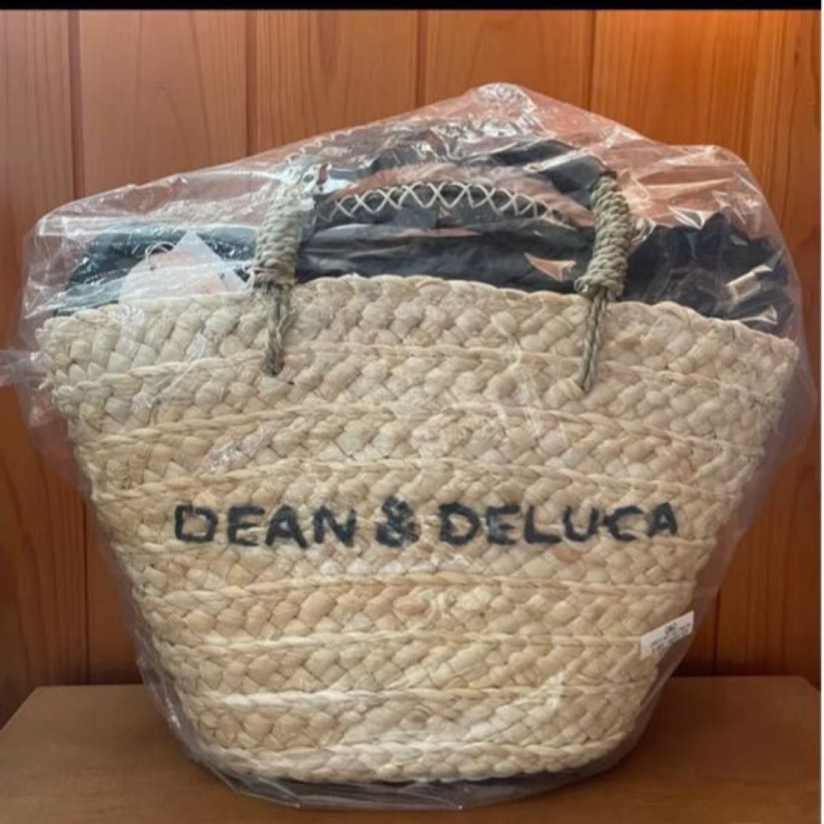 未使用品　DEAN & DELUCA × BEAMS COUTURE  保冷カゴバッグ　小サイズ