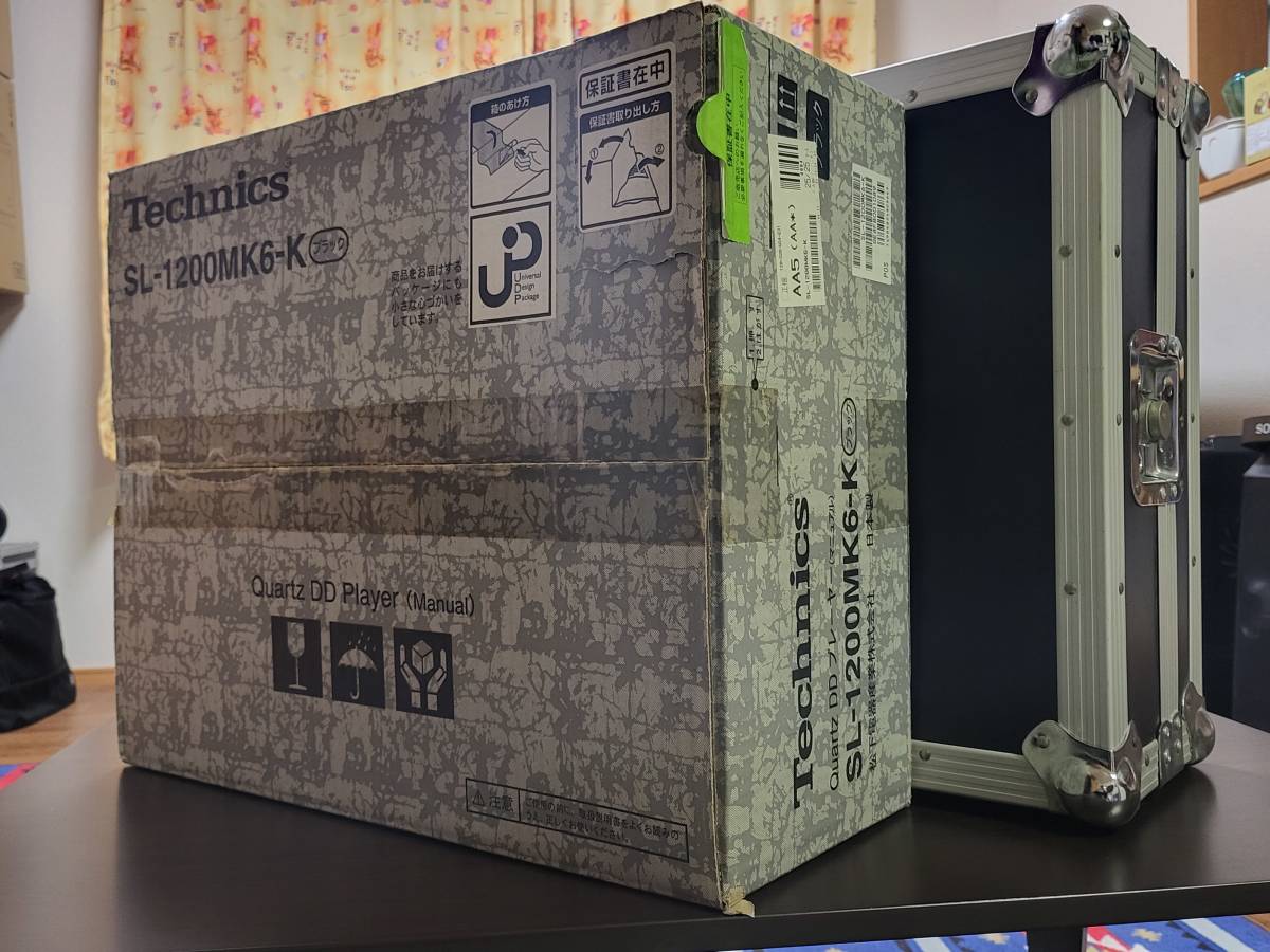 ◇◇Technics SL-1200MK6-K ブラック ターンテーブル 元箱・ケース付