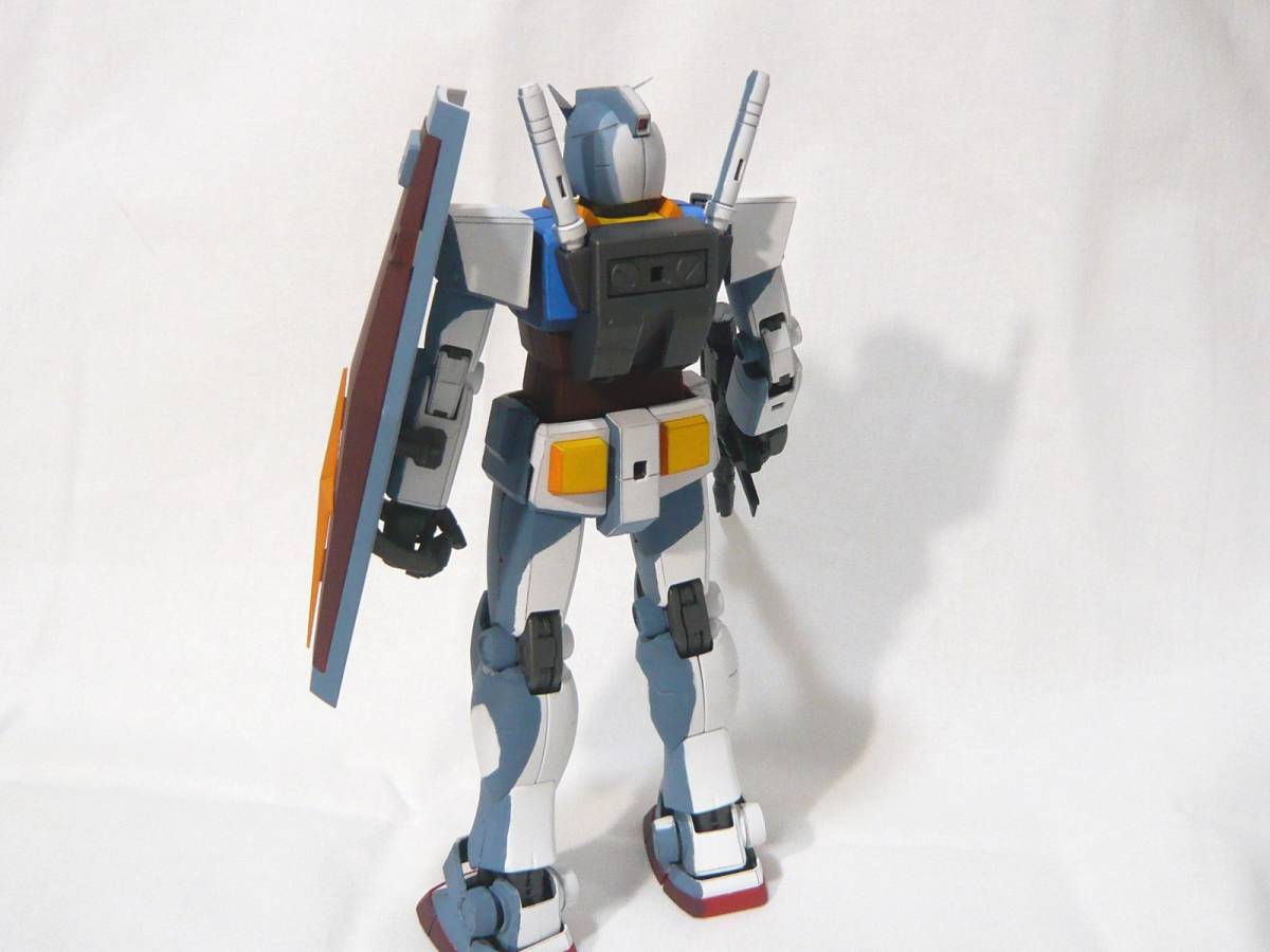 ガンプラ完成品 MGガンダムver2.0 イラスト風塗装 アニメ塗り ガンプラ完成品 MGガンダムver2.0 イラスト風塗装 アニメ塗り