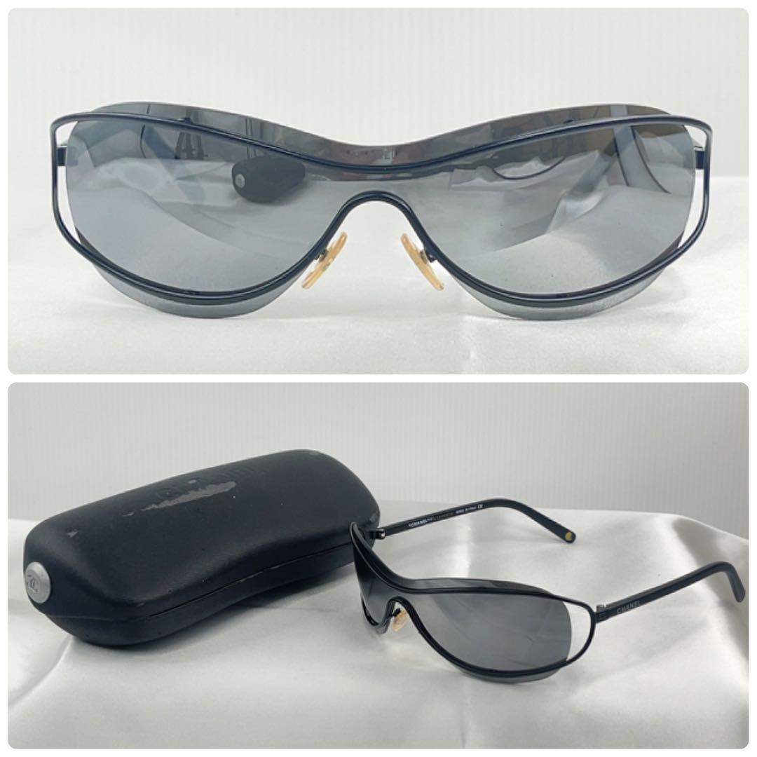 ( ultimate beautiful goods!)CHANEL Chanel Logo 4028 sunglasses 