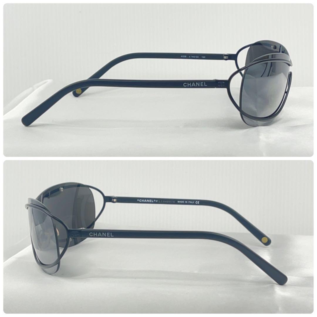 ( ultimate beautiful goods!)CHANEL Chanel Logo 4028 sunglasses 