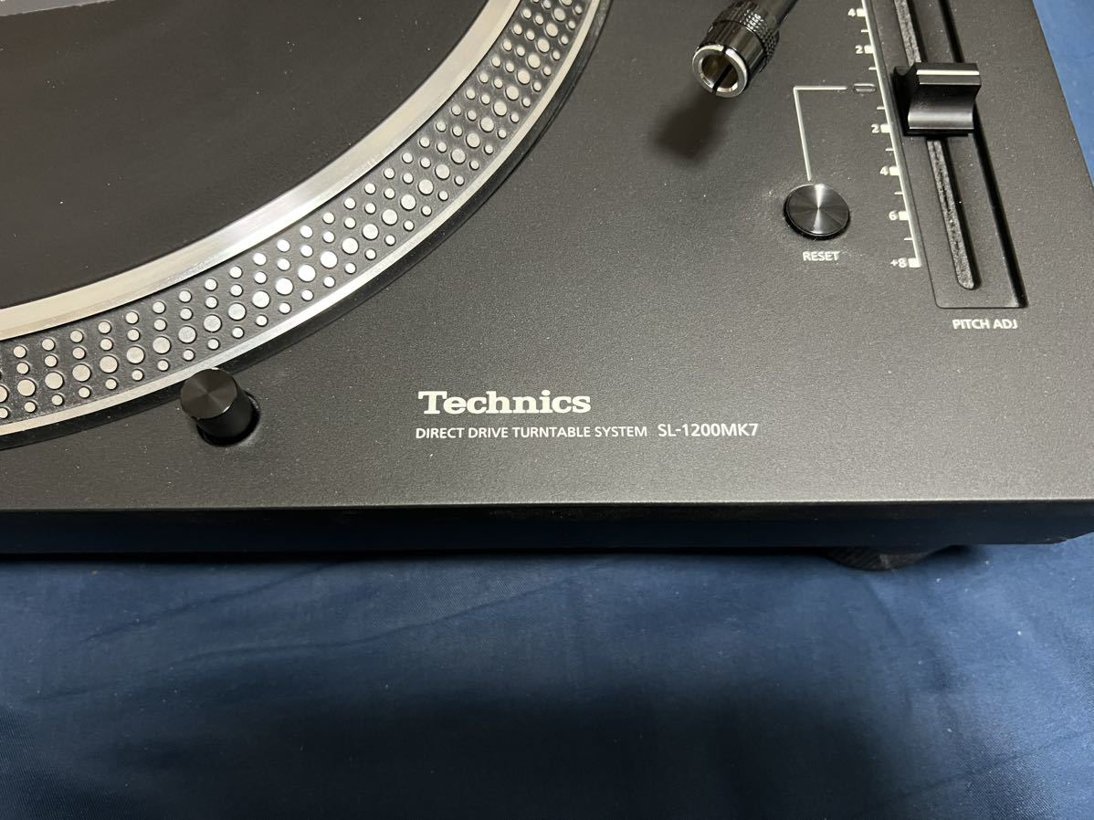 美品】Technics SL-1200mk7-K 【元箱、備品完備】テクニクス ターン