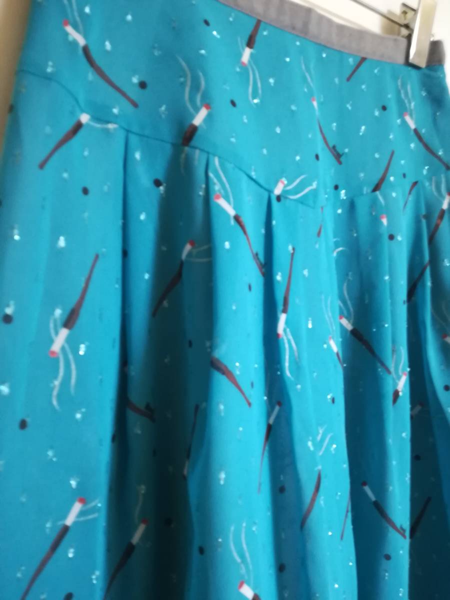 MUVEIL シガレットプリントスカート サイズ36 定価40,700円
