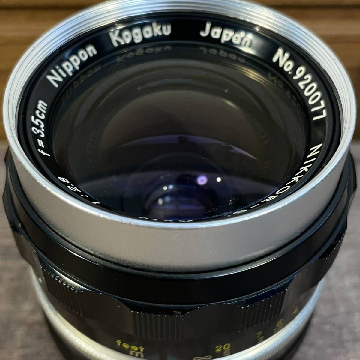 完動品】希少!Nikon PAT.PEND刻印付き 35mm f2.8 NIKKOR-S Auto 完動品】希少!Nikon PAT.PEND刻印付き 35mm f2.8 NIKKOR-S Auto