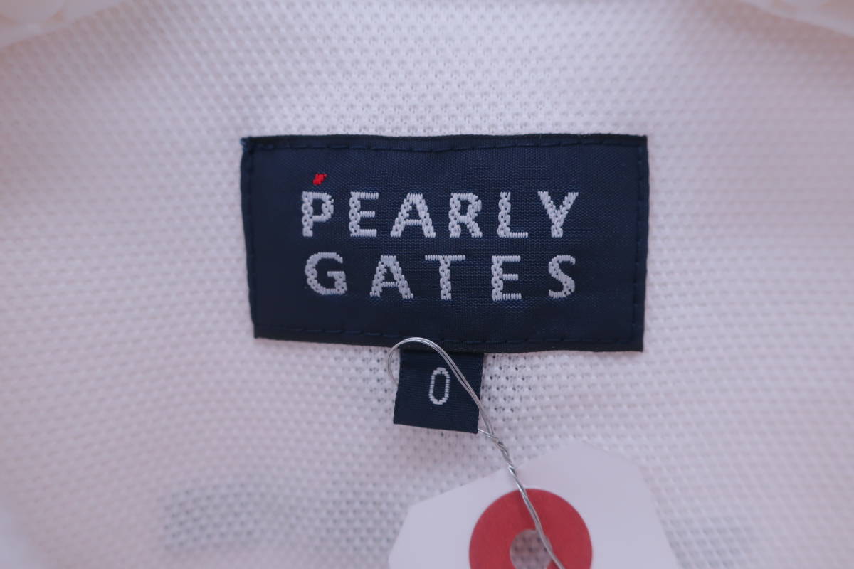 【感謝セール】PEARLY GATES(パーリーゲイツ) ポロシャツ 白(カラフルワッペン) レディース 0 ゴルフウェア 2303-0083 中古の画像4