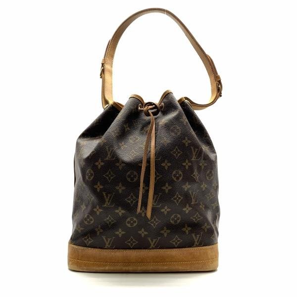 LOUIS VUITTON ルイヴィトン M42224 ノエ ショルダーバッグ モノグラム 巾着 肩掛け かばん レディース 茶色 ブラウン 管理RY23002644の画像1