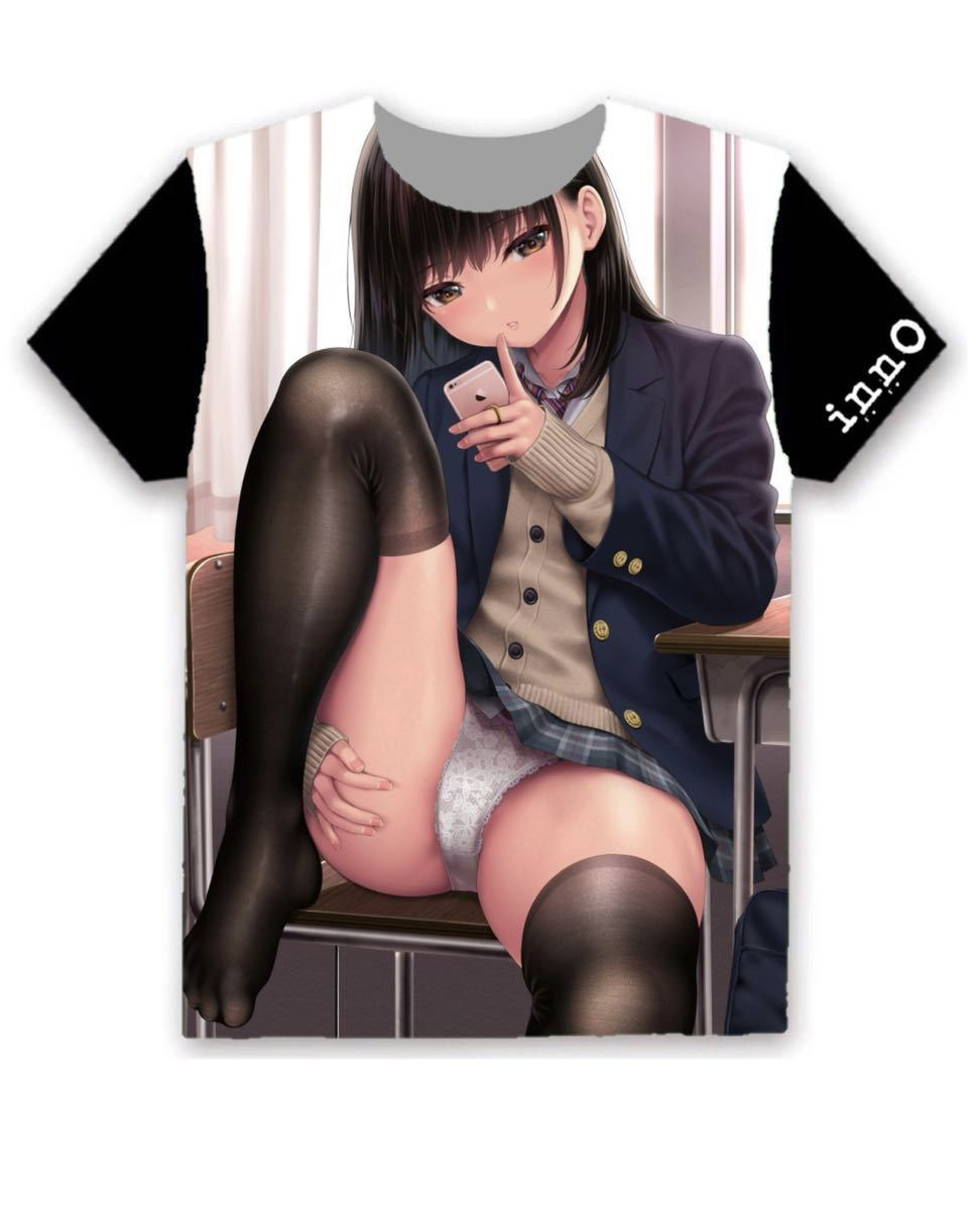 【新品未使用】【Tシャツ 】innocence　無修正　セクシー　女の子　放置　エロ　カワイイ　美女　モデル　女子高校生　アダルト　活 XS~6XL_画像6