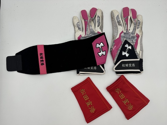 福岡ソフトバンクホークス #5 松田宣浩 実使用 バッティンググローブ