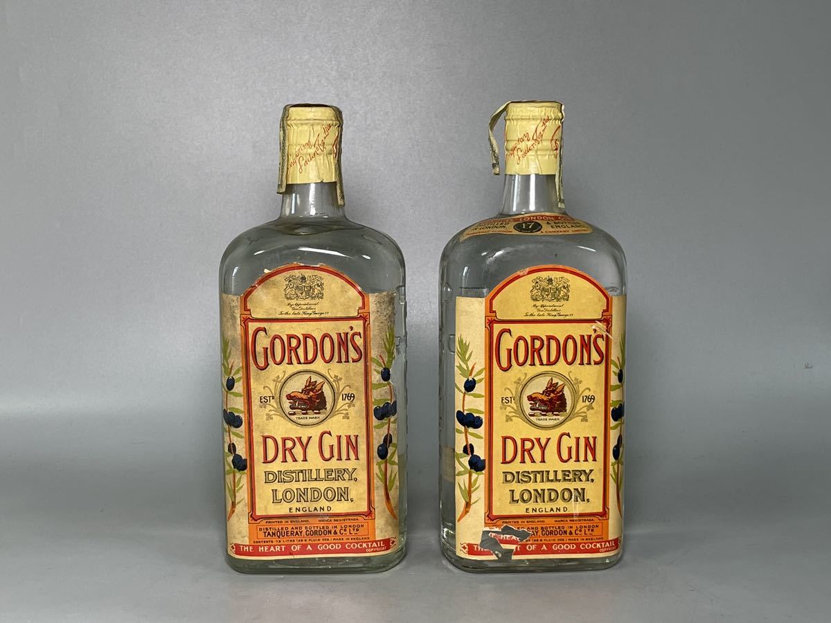 GORDON´S DRY JIN ティンキャップ 古酒-