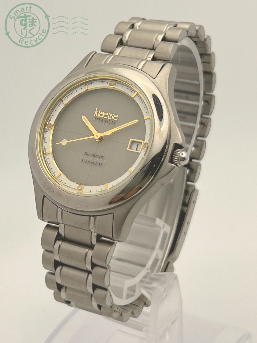 安心の定価販売 KLAEUSE クロイゼ TITANIUM DIAMONDS メンズ腕時計