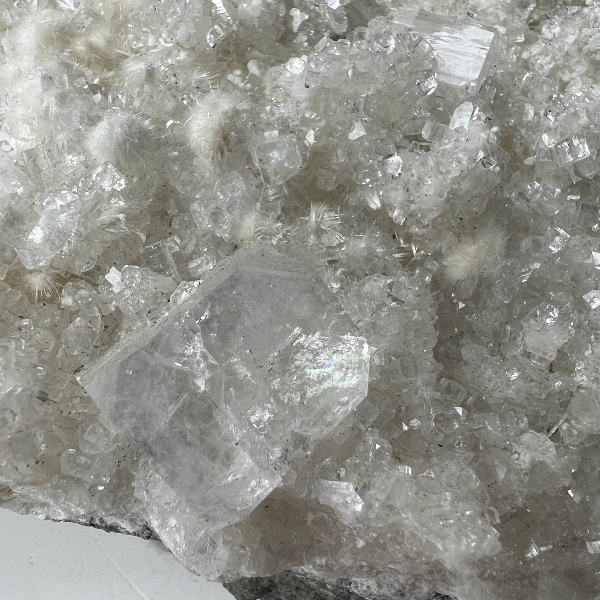 【E21137】オーケン石 オケナイト 沸石 鉱物標本 原石 天然石 パワーストーン_画像6