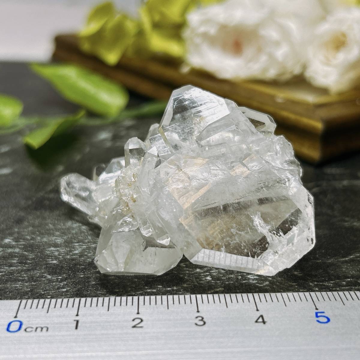 【E6152】特殊な形の水晶＊ファーデン水晶＊白い糸＊不思議な水晶＊Quartz＊Pendant_画像2