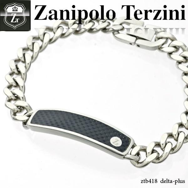 Zanipolo Terzini ブレスレット メンズ ステンレス 喜平 ZTB418