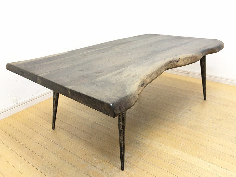 山善 ローテーブル 頑丈だけど軽量 幅45×奥行45×高さ37cm センターテーブル コーヒーテーブル 組立品 ダークブラウン ET-454