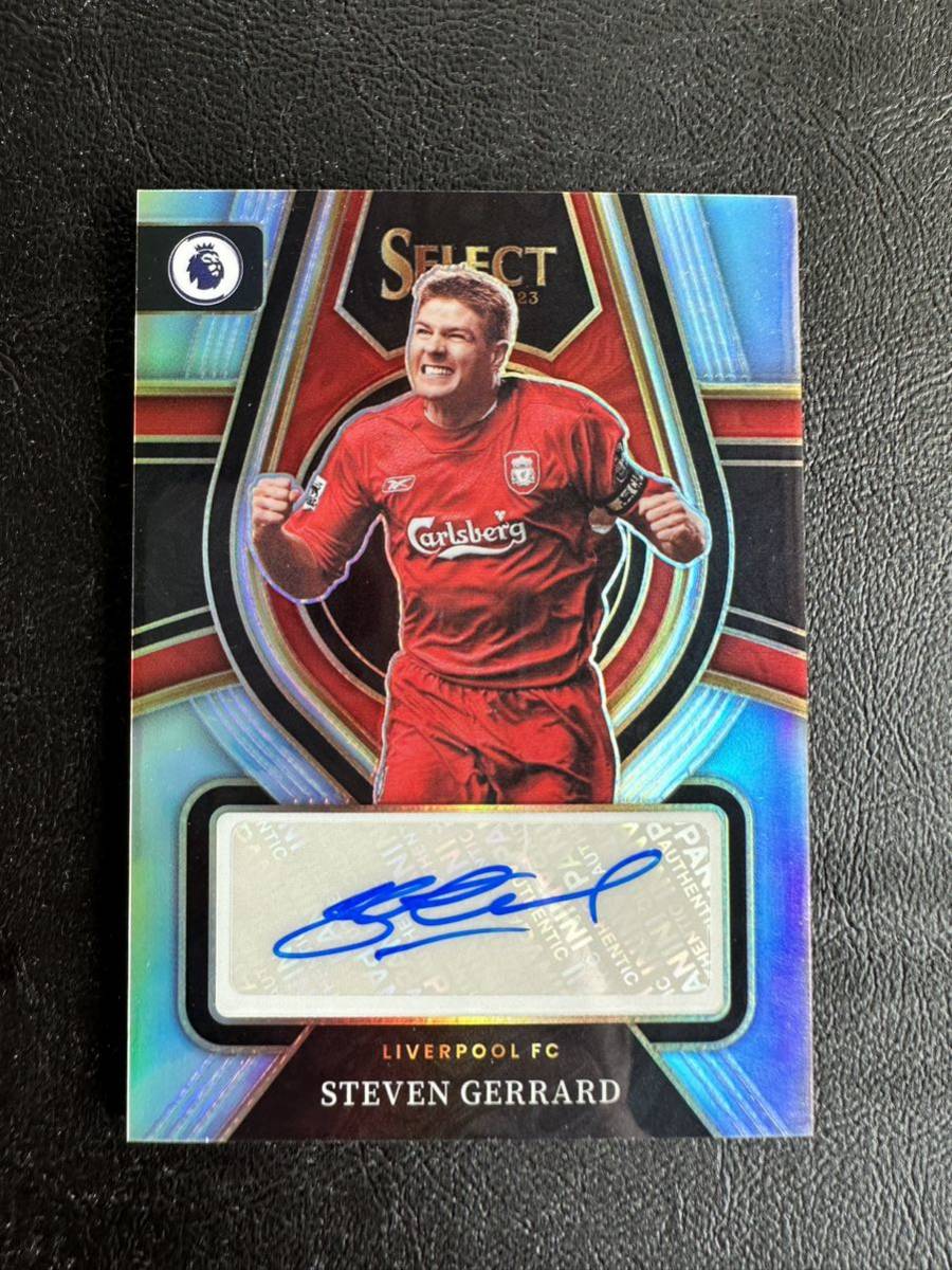 2022-23 Panini SELECT Premier League Soccer Steven Gerrard Auto