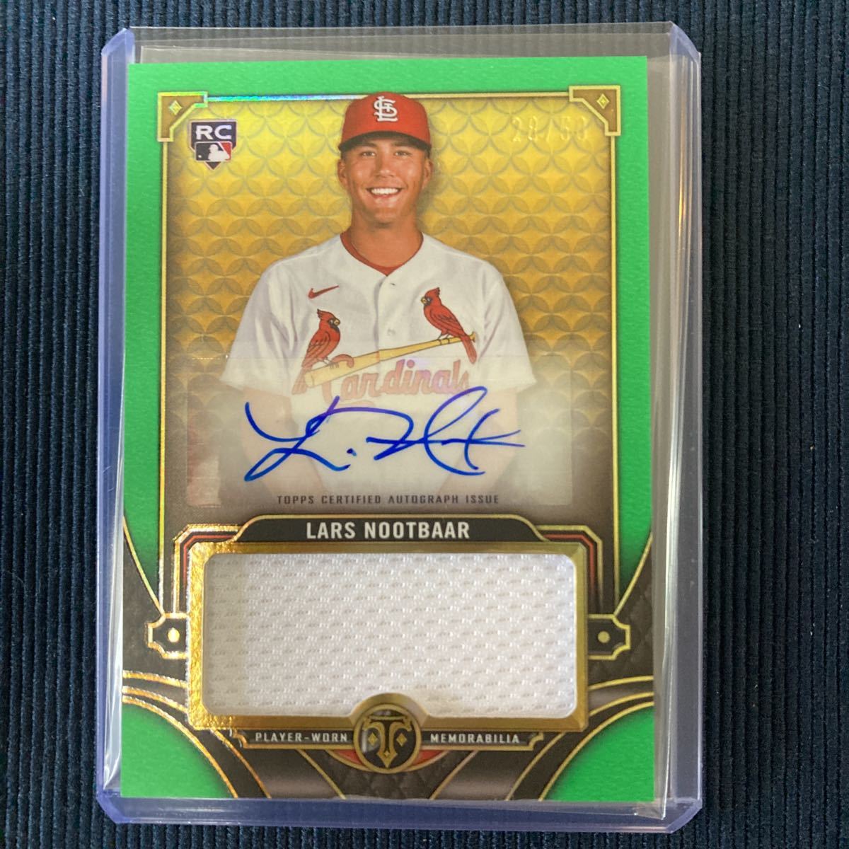 50枚限定！2022 Topps Triple Threads Lars Nootbaar ラーズ