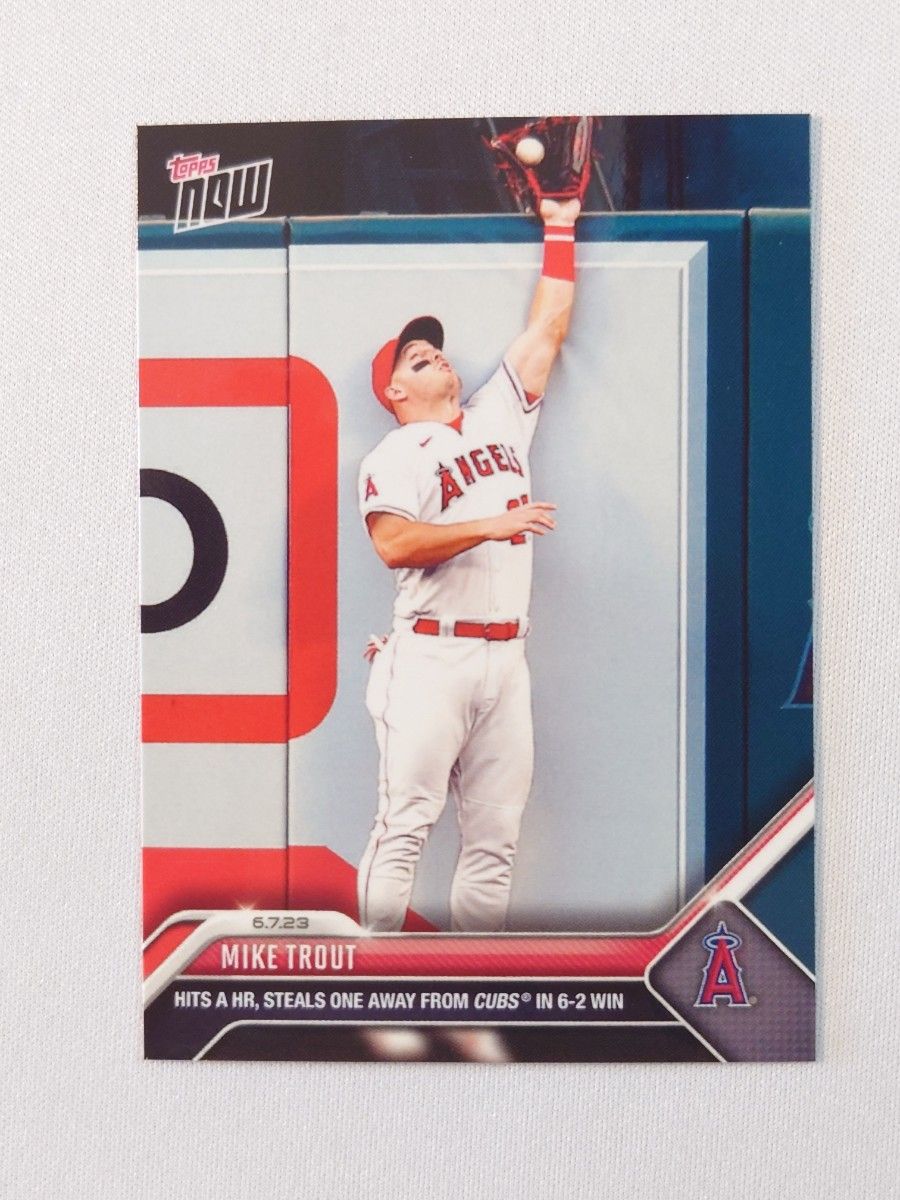 topps now Mike Trout MLB 2023 #405 トップスナウ マイク・トラウト ロサンゼルス・エンゼルス