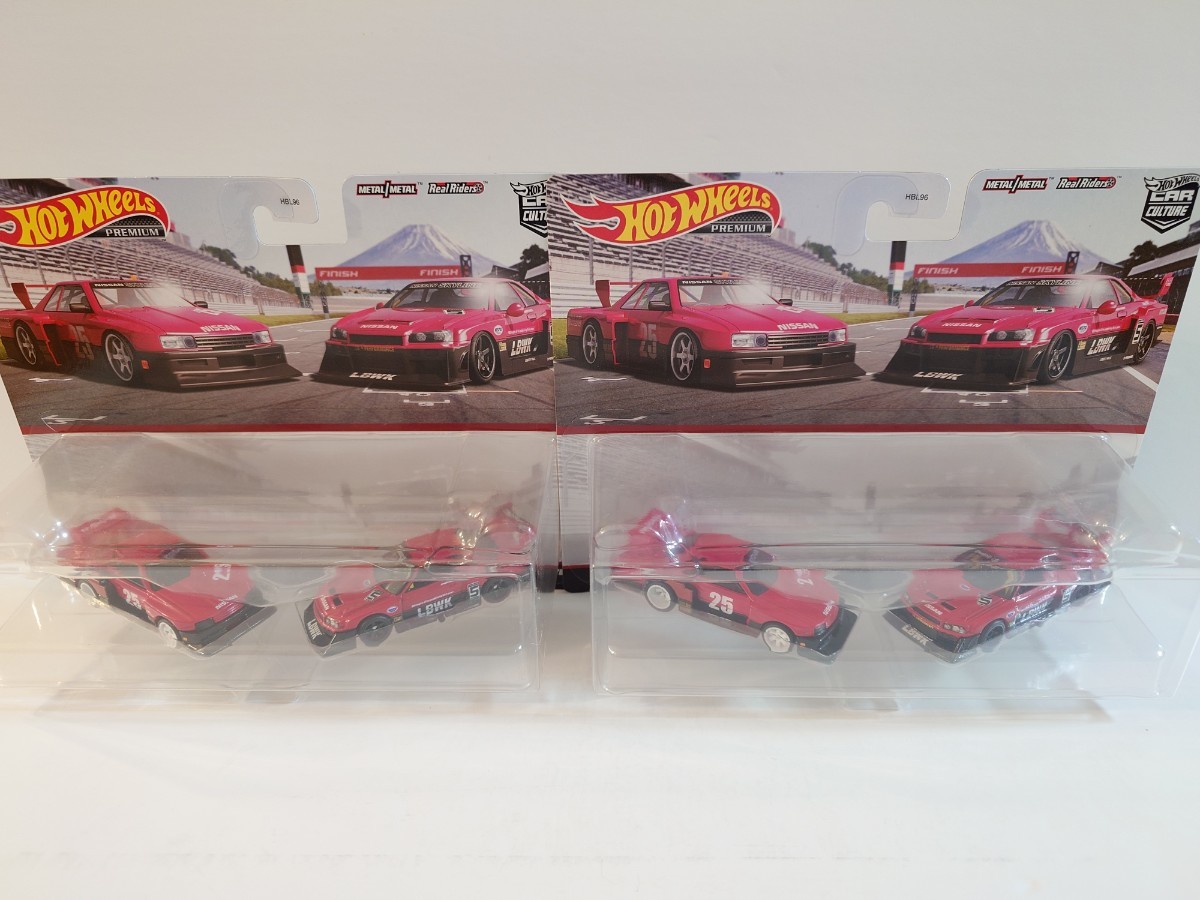 新品未開封】ホットウィール プレミアム 2パック 日産スカイライン