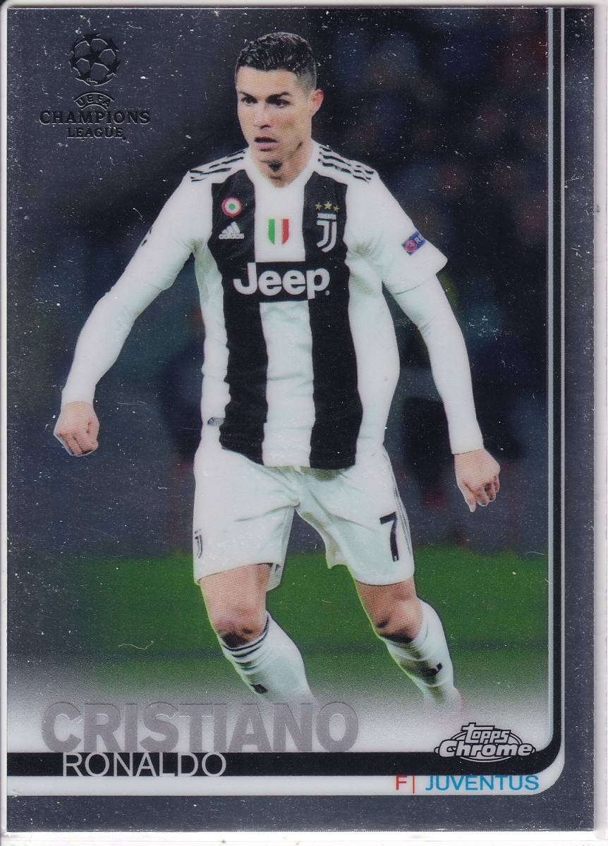 2018-19 Topps Chrome Soccer　100　CRISTIANO RONALDO　クリスティアーノ・ロナウド　ユヴェントス_画像1