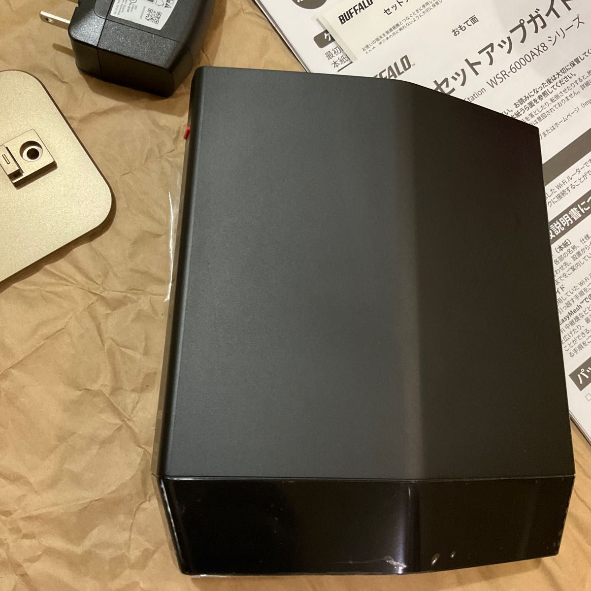 バッファローWi-Fi6無線ルーター WSR-6000AX8-MB 快調美品