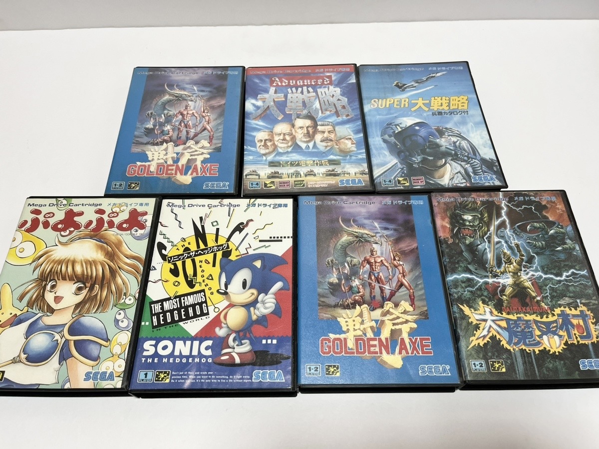 MDメガドライブ□ソフト7本セット□スポーツ、その他｜売買された