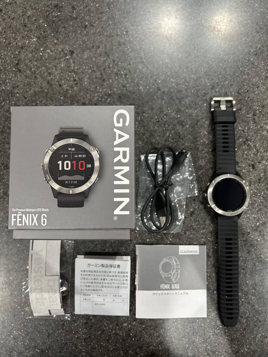 美品】GARMIN Fenix 6 ガーミンフェニックス6 Suica対応