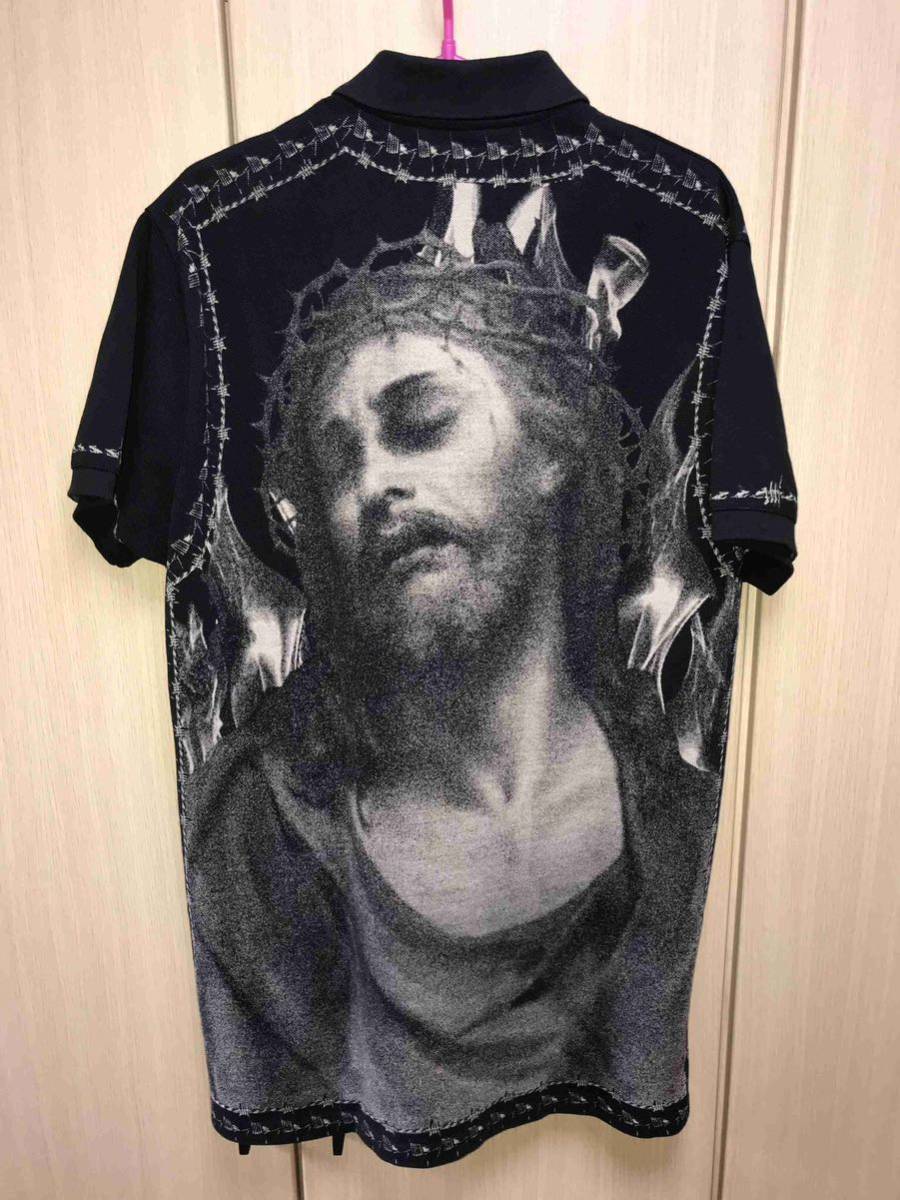 正規 16SS GIVENCHY ジバンシー ジバンシィ ジーザス ポロシャツ XXS