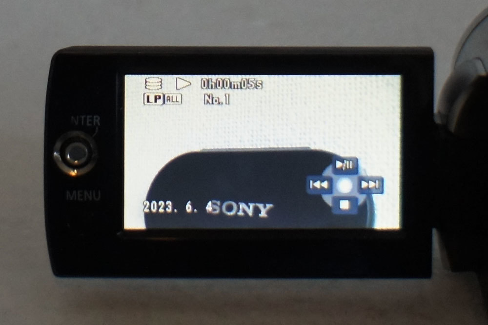 1円～ Panasonic【 SDR-H80 】60GB HDD内蔵 光学70倍ズーム 動作確認済み 本体のみの画像5