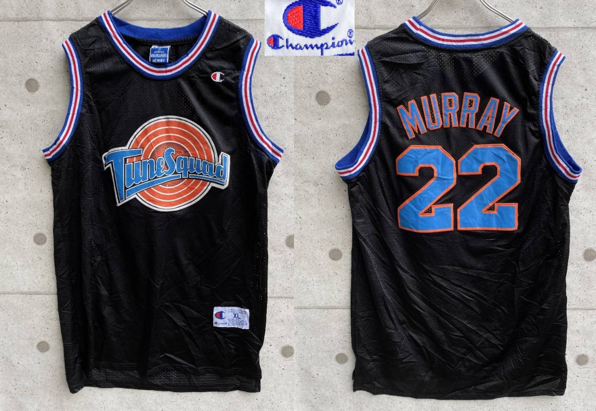 90s Champion チャンピオン SPACE JAM Tune Squad #22 Game Jersey スペースジャム ユニフォーム ビルマーレイ ジョーダン size XL