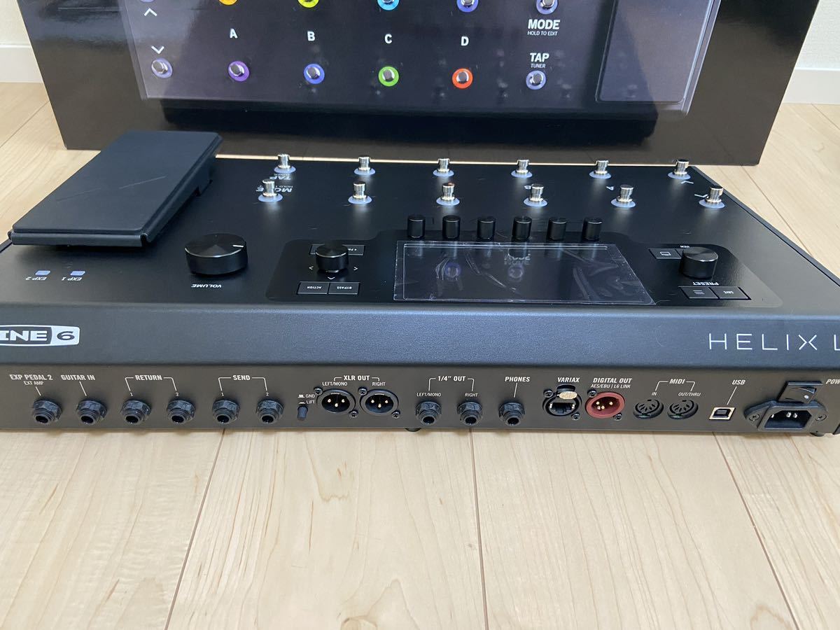 LINE6 マルチエフェクター HELIX LT 美品 使用回数わずか ケーブル付き