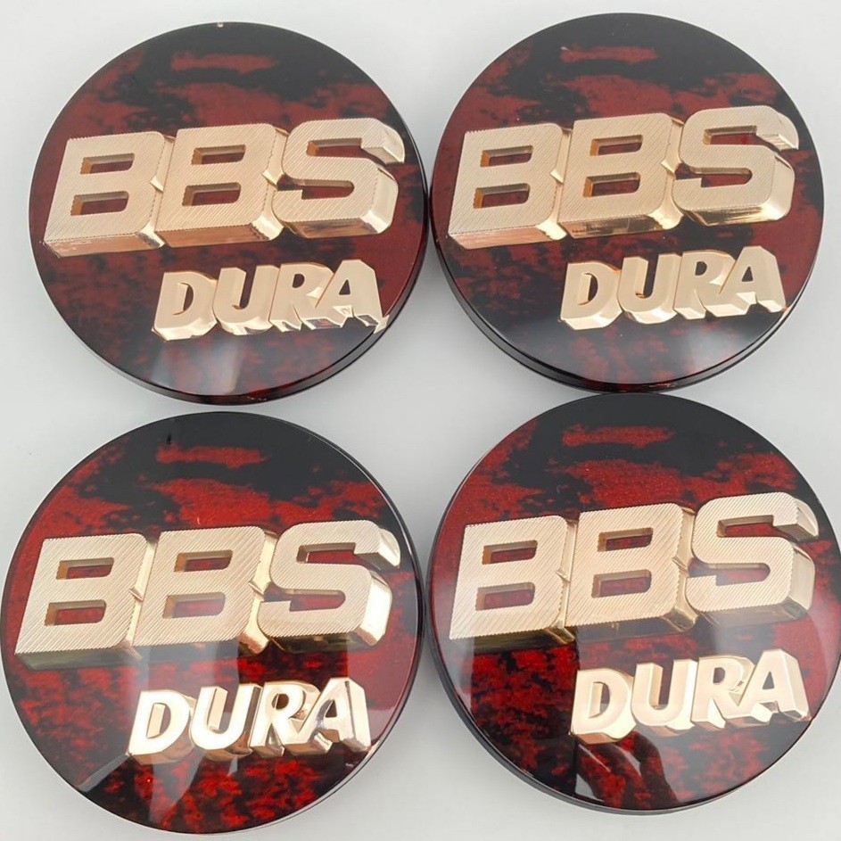 格安 直営 店 56mm BBS DURA RED ホイールセンターキャップ 4枚入り1