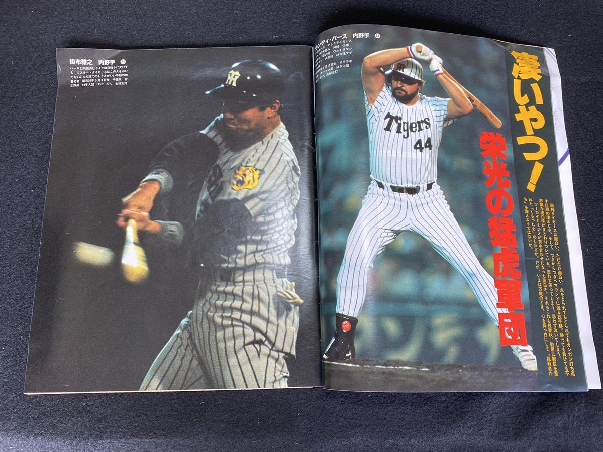 ◆(30624)アサヒグラフ緊急増刊　毎日新聞特集付き　1985年　優勝！阪神タイガース_画像4