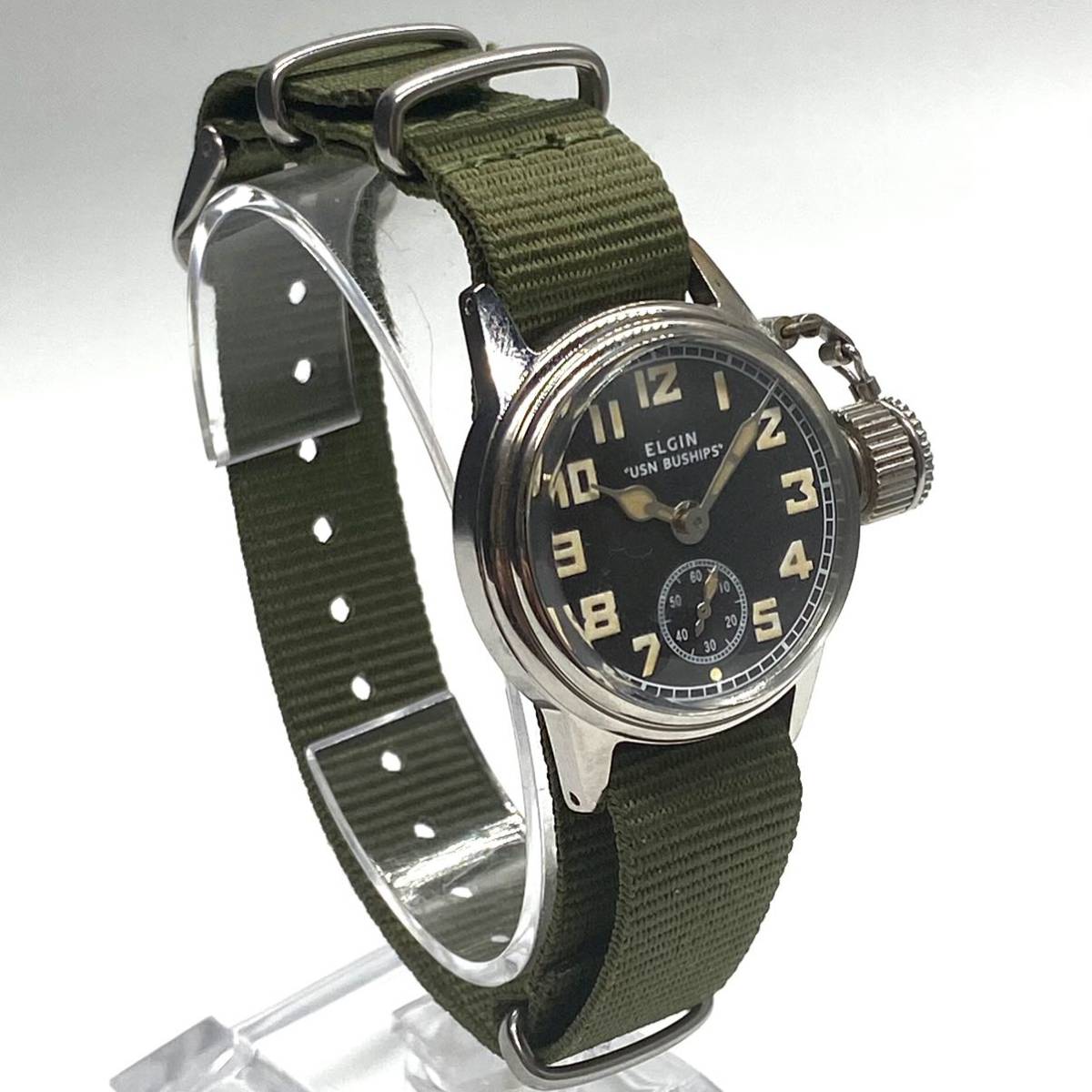 ☆OH済 エルジン elgin WWⅡミリタリー 1940s ビンテージ アンティーク