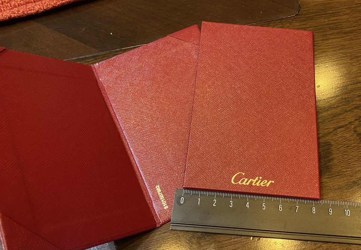 [ beautiful goods * free shipping ]Cartier written guarantee case written guarantee inserting binder - Cartier ring for ring for wedding ring for 