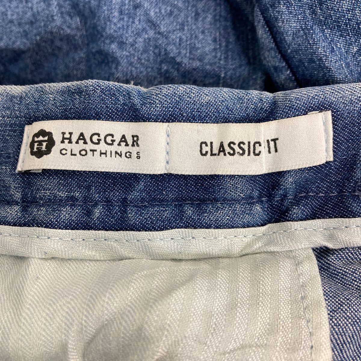 HAGGAR デニムパンツ W44 クラッシックフィット ブルー 古着卸 アメリカ仕入 2305-2072_画像7