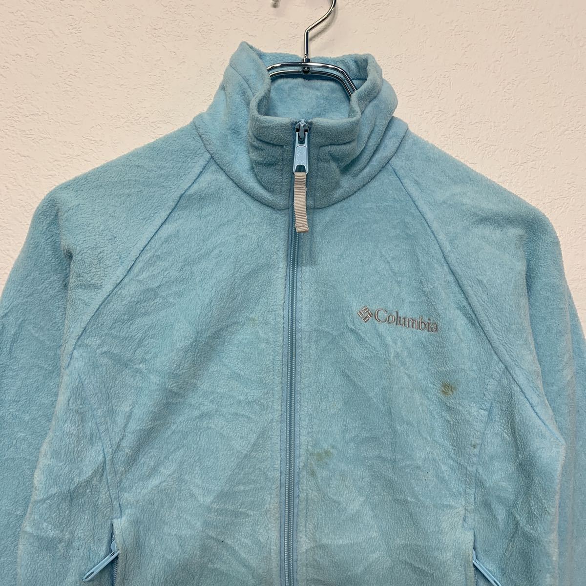 Columbia fleece jacket Kids size light blue Colombia outdoor old clothes . America buying up a506-5432