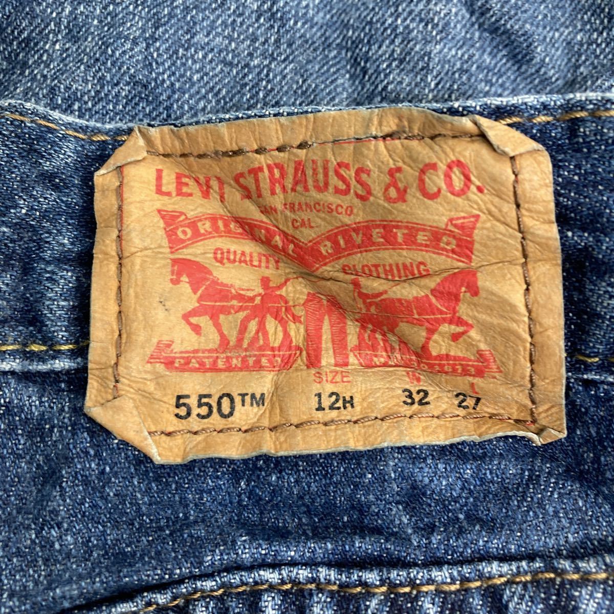 Levi's 550 デニムパンツ W32 リーバイス ジュニアサイズ インディゴ 古着卸 アメリカ仕入 2306-559_画像7