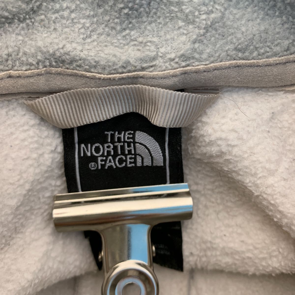 THE NORTH FACE フリース ジャケット L グレー ホワイト ザノースフェイス ウィメンズ アウトドア 古着卸 アメリカ仕入 a506-5450_画像9