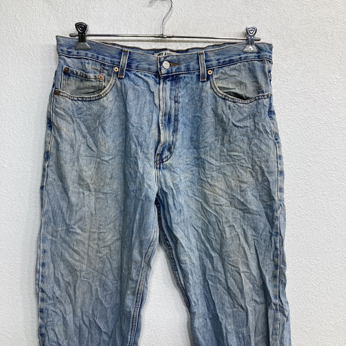 Levi's 550 デニムパンツ W36 リーバイス リラックスフィット ビッグサイズ ライトブルー 古着卸 アメリカ仕入 2306-652_画像2